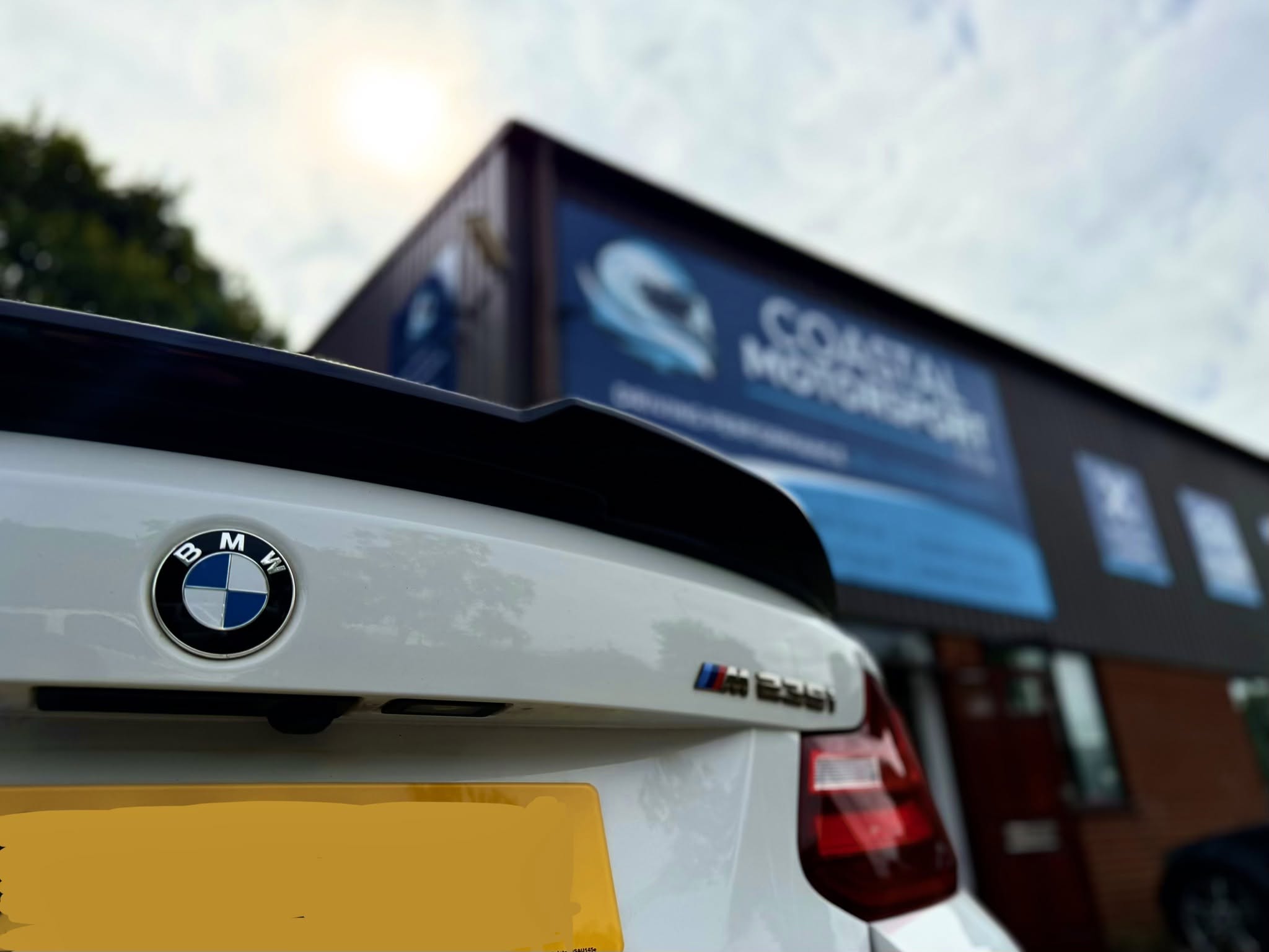 BMW at Coastal Motorsport workshop